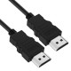 1.5 Meter 4K Ultra HD HDMI Male to Male Cable (Black) -Compatible with Laptop, PC, Projector & TV