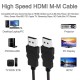1.5 Meter 4K Ultra HD HDMI Male to Male Cable (Black) -Compatible with Laptop, PC, Projector & TV